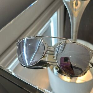 Dior Accessories | Christian Dior Womens Mirror Aviator Sunglasses Reflected